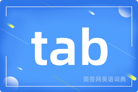 tab