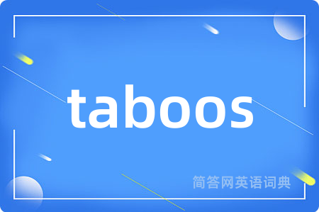 taboos