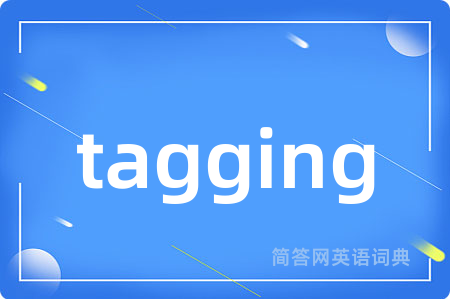 tagging是什么意思,tagging的中文翻译 tagging