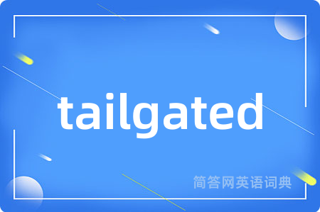 tailgated
