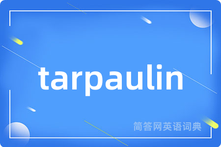 tarpaulin