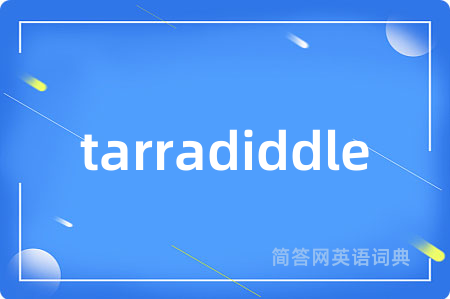 tarradiddle