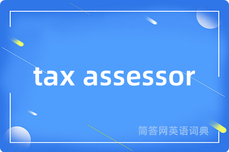 tax assessor