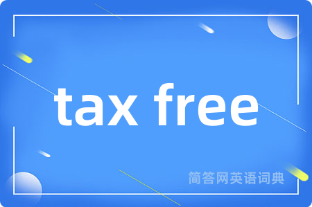 tax free