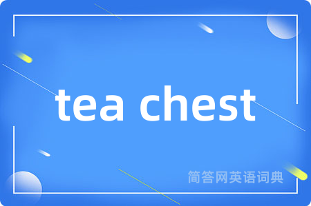 tea chest