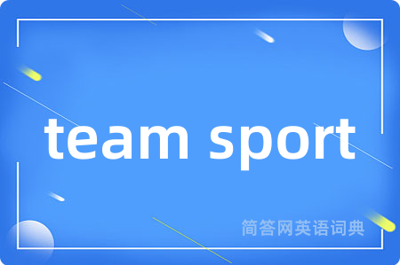 team sport