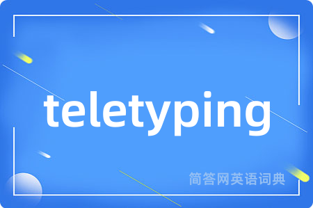 teletyping