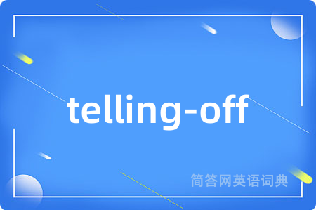 telling-off