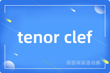 tenor clef