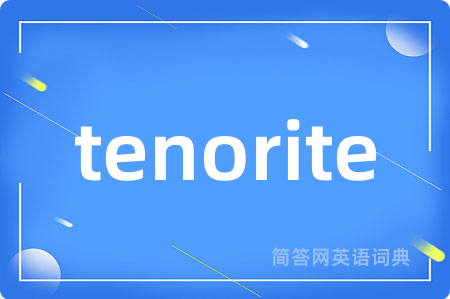 tenorite