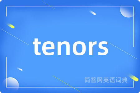 tenors