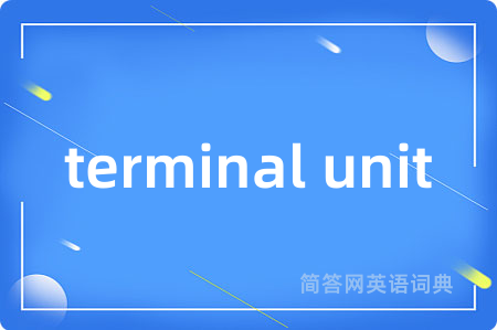 terminal unit