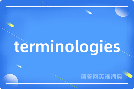 terminologies