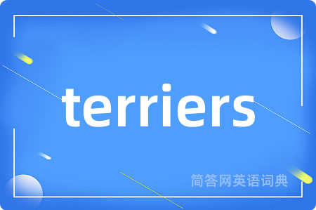 terriers是什么意思,terriers的中文翻译 terriers