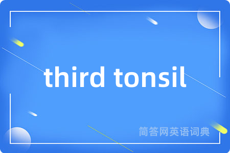 third tonsil