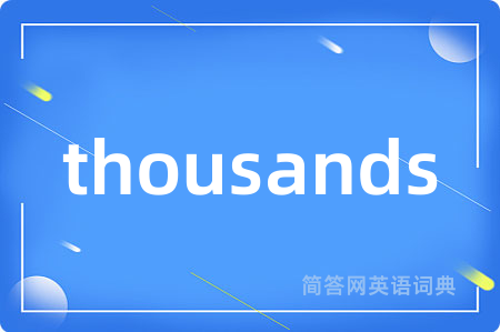 thousands