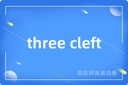 three cleft