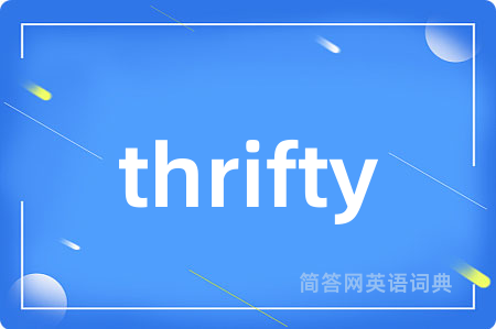 thrifty是什么意思,thrifty的中文翻译 thrifty