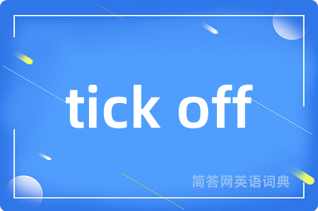 tick off