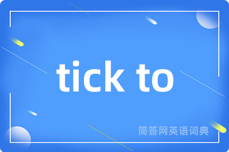 tick to