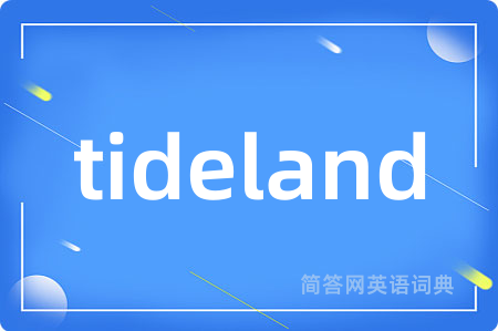 tideland是什么意思,tideland的中文翻译 tideland