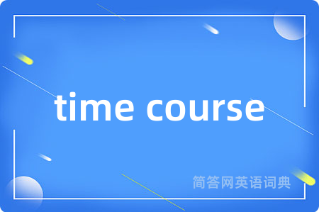 time course