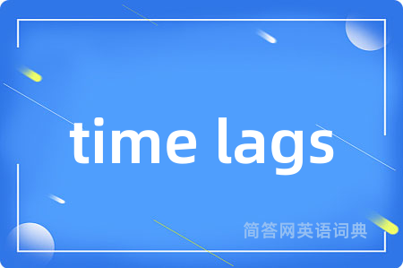 time lags