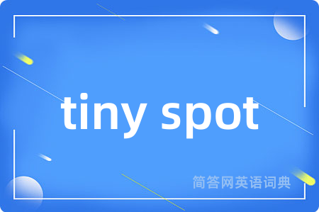 tiny spot