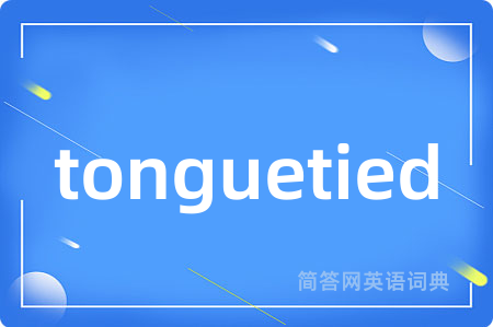 tonguetied