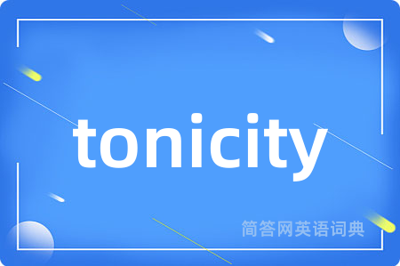 tonicity
