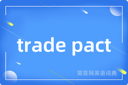 trade pact