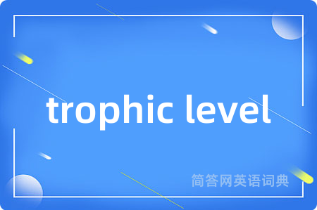 trophic level