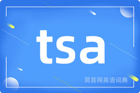 tsa是什么意思,tsa的中文翻译 tsa