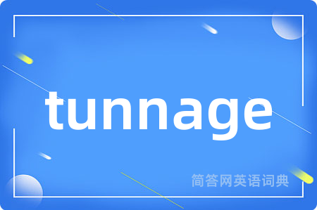 tunnage