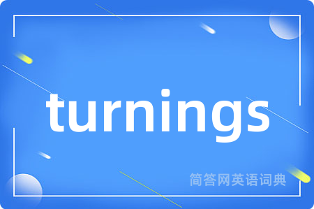 turnings是什么意思,turnings的中文翻译 turnings