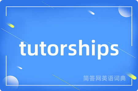 tutorships