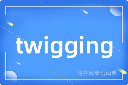 twigging是什么意思,twigging的中文翻译 twigging