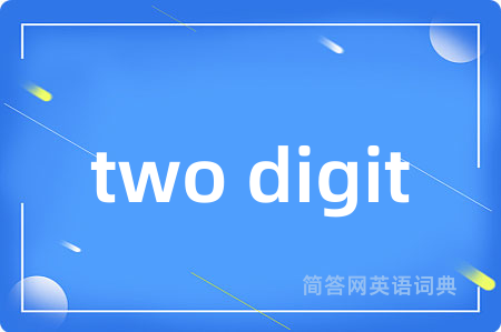 two digit