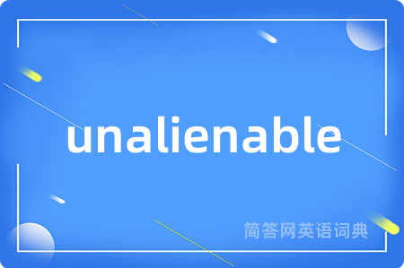 unalienable