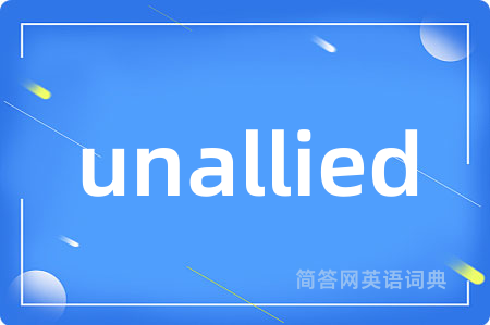 unallied