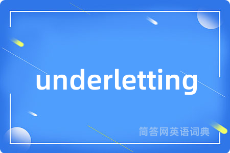 underletting