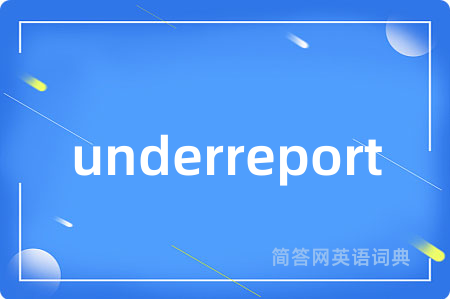 underreport