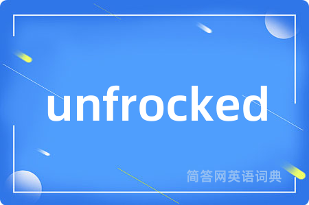 unfrocked