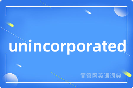unincorporated