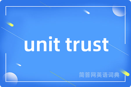 unit trust