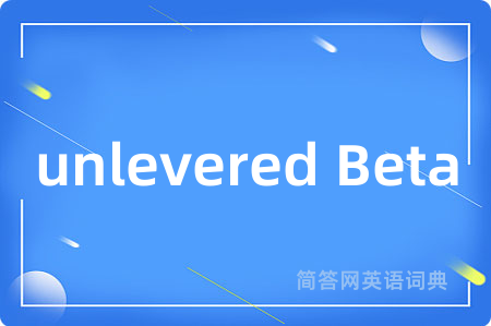 unlevered Beta