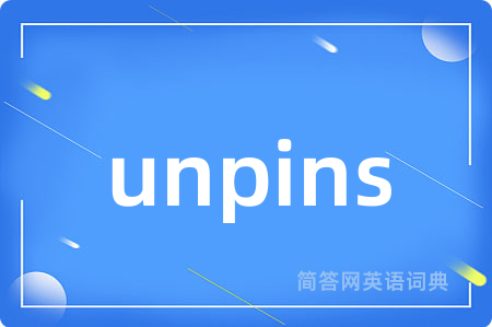 unpins