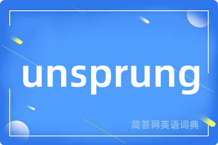 unsprung