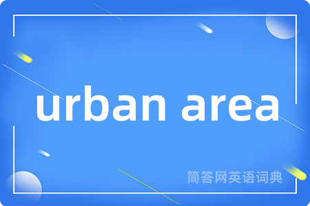 urban area