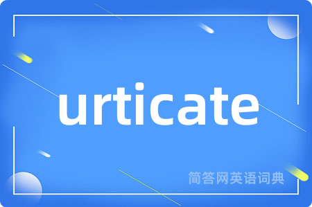 urticate